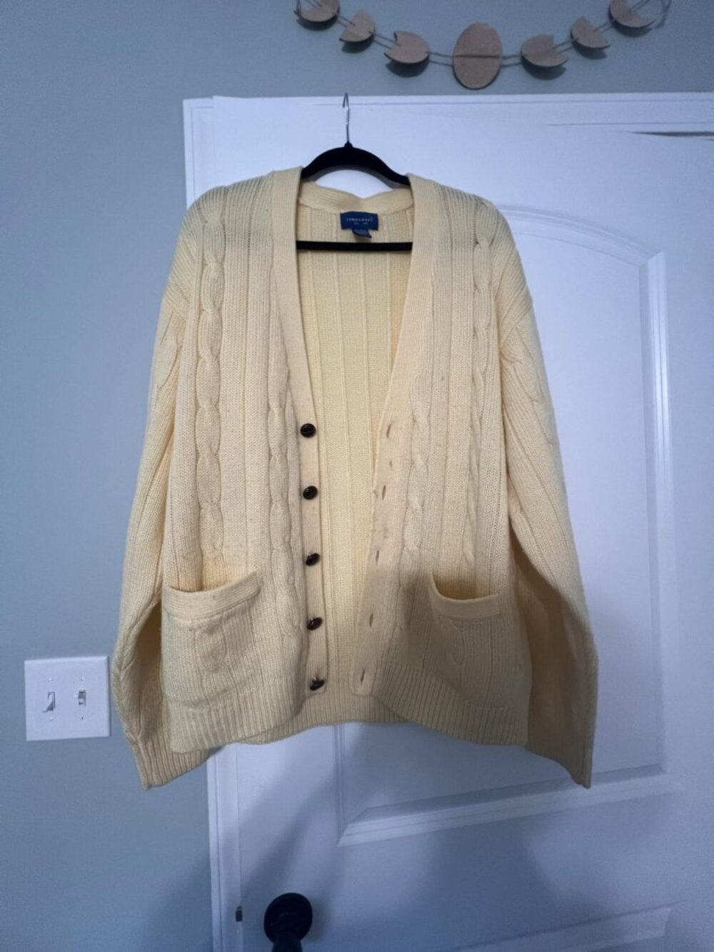 Towncraft Grandpa-core Yellow Sweater - Size XL